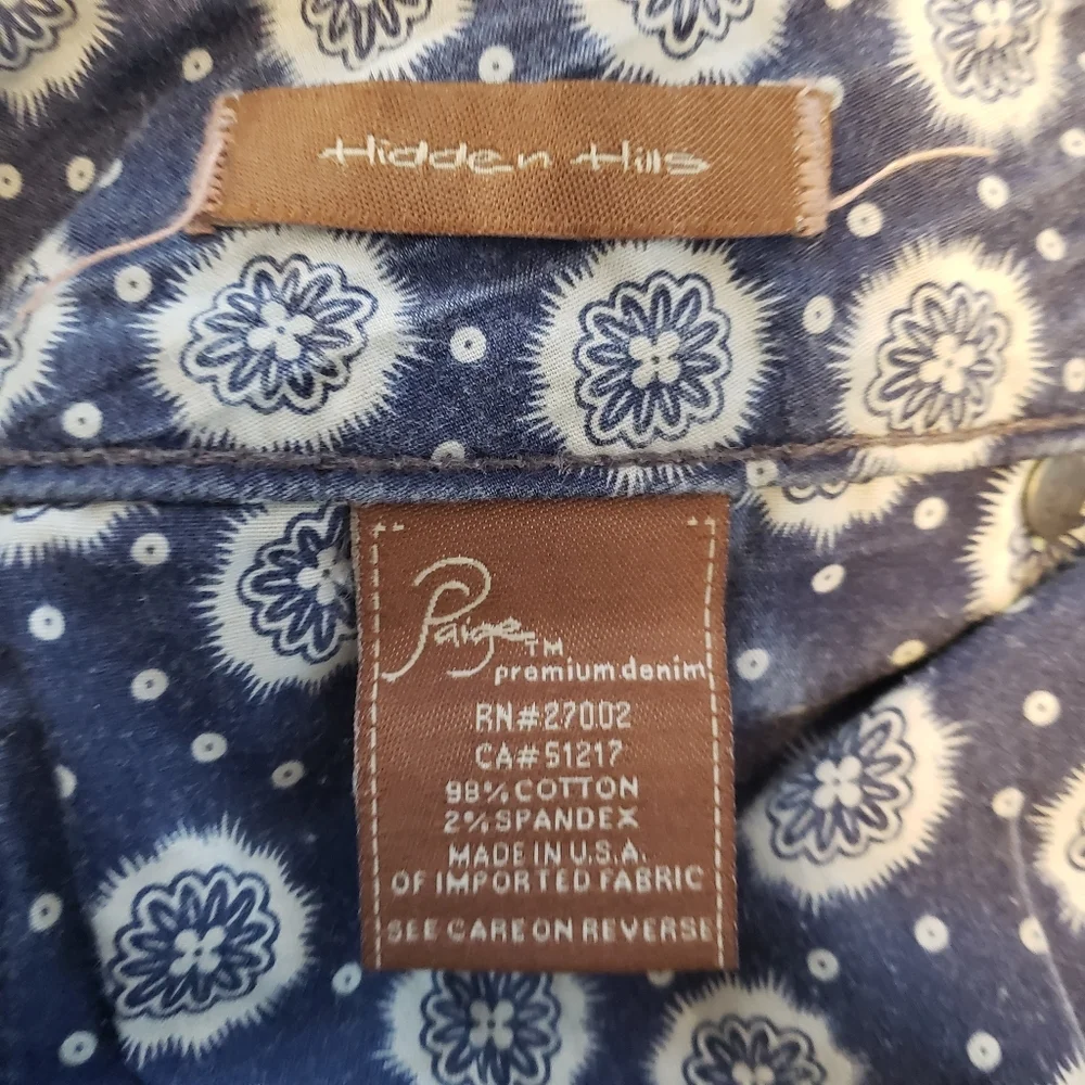 Paige Hidden Hills Women's Y2K‎ Flair legs Premier Jeans Size 28